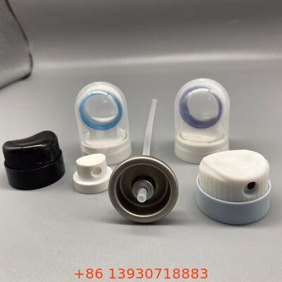 วาล์วระบายน้ําครีมกันแดด พร้อมผ้าคลุมอนามัย ปิดกันการรั่วและทํางาน 360 องศาสําหรับสเปรย์ป้องกันแดด