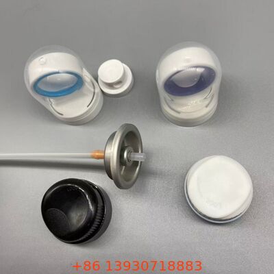 วาล์วระบายน้ําครีมกันแดด พร้อมผ้าคลุมอนามัย ปิดกันการรั่วและทํางาน 360 องศาสําหรับสเปรย์ป้องกันแดด