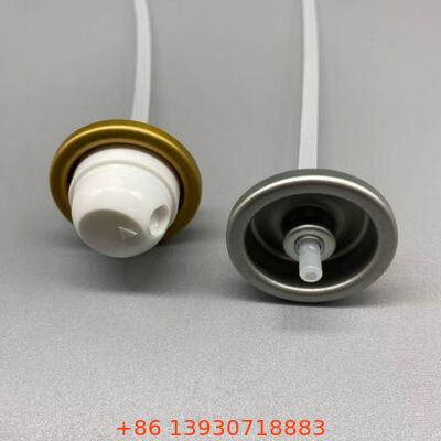 วาล์วสเปรย์ร่างกายดีโอโดรแอนท์กันการรั่วและทนต่อการบดด้วยเทคโนโลยีการกระจาย 360 ° และเหมาะสมทั่วไปสําหรับกระป๋องอลูมิเนียมมาตรฐาน