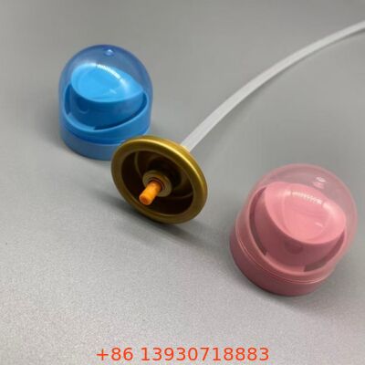 วาล์วสเปรย์ร่างกายระบายอากาศที่มีการกระจายอากาศ 360 องศา, ปิดกันการรั่ว, และขนาดหนึ่งนิ้วสําหรับการใช้ยาล้างกลิ่นและกลิ่นหอม