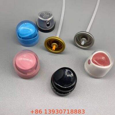 วาล์วสเปรย์ร่างกายดีโอโดรแอนท์กันการรั่วและทนต่อการบดด้วยเทคโนโลยีการกระจาย 360 ° และเหมาะสมทั่วไปสําหรับกระป๋องอลูมิเนียมมาตรฐาน