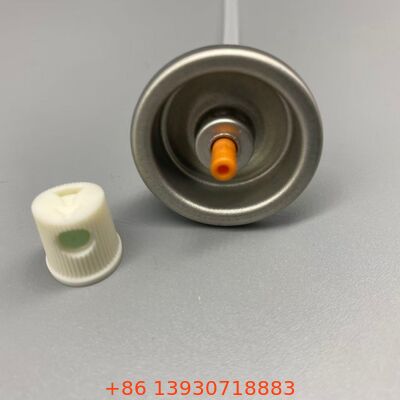 วาล์วกาวสับเส้นผม Aerosol ด้วยกระปุก anti-clogging fog ที่มีความแม่นยํา และการสร้างที่ทนทานต่อสารเคมีสําหรับการดูแลเส้นผมมืออาชีพ