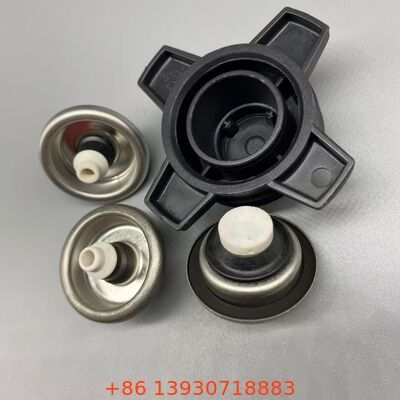 วาล์วผสม PU Aerosol มีต้นสั้นสําหรับการใช้งานในกระบอกระบายน้ําแรงดันสูงและทนต่อการบด