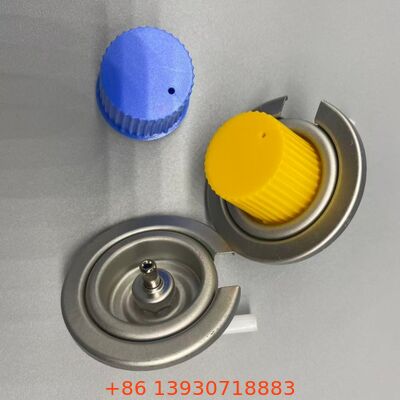 วาล์วแก๊สบิวเทนแบบละอองลอยกันรั่วขนาดหนึ่งนิ้วพร้อมการควบคุมการไหลที่สม่ำเสมอสำหรับเตาพกพา