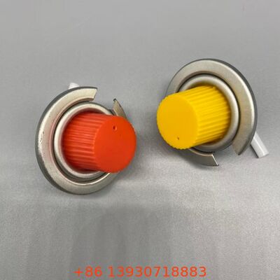 วาล์วเตาแก๊สกลางแจ้งสำหรับงานหนัก ขนาด 1 นิ้ว พร้อมฝาครอบสีแดง