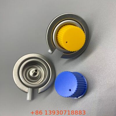 วาล์วเตาแก๊สทำอาหารกลางแจ้งขนาด 1 นิ้วพร้อมฝาครอบสีแดง