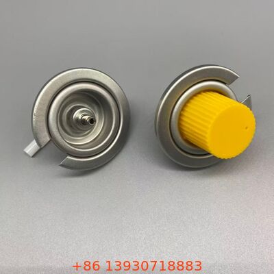 วาล์วเตาแก๊สทำอาหารกลางแจ้งขนาด 1 นิ้วพร้อมฝาครอบสีแดง