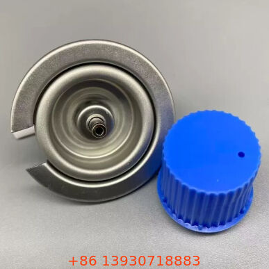 1-Inch Industrial-Grade Outdoor Stove Gas Valve with Red Safety Cap