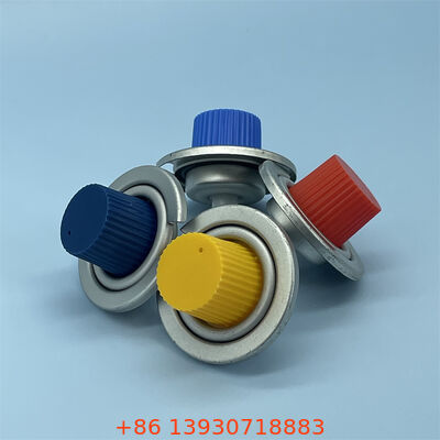 วาล์วเตาครัวกลางแจ้งขนาด 1 นิ้วแบบหนักที่มีหมวกป้องกันสีแดง