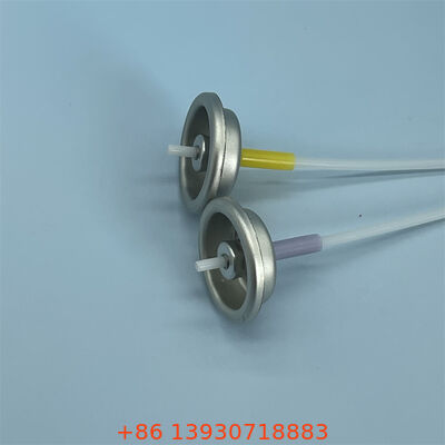 วาล์วสเปรย์แอโรโซลขนาด 1 นิ้ว พร้อมการแจกยาและเครื่องสําอางที่ทนทานต่อสารเคมี