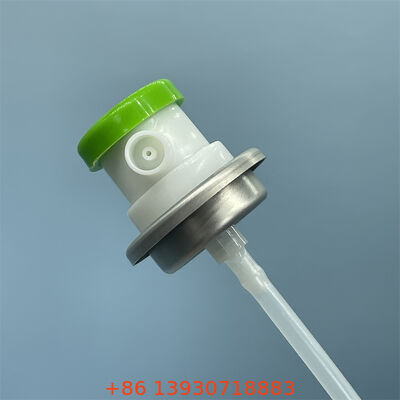 Shoe and sock washing valve, aerosol foam spray valve for footwear cleaning packaging, stable dispensing and leak-proof usage