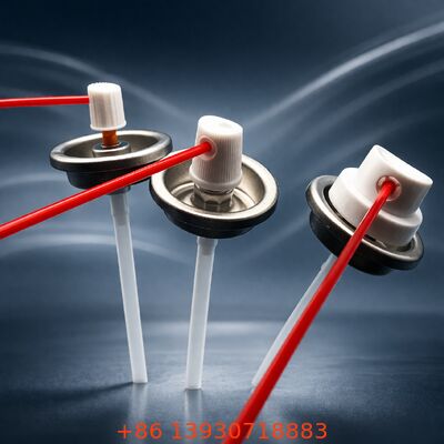 Carburetor Cleaner Aerosol Valve with Targeted Stream Technology for High-Pressure Concentrated Stream and Chemical-Resistant Construction