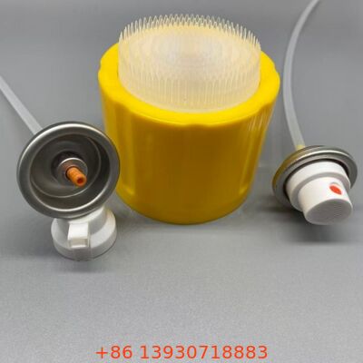 1 Inch Aerosol Valve System with Brush Cap for Foam Cleaning Spray Products