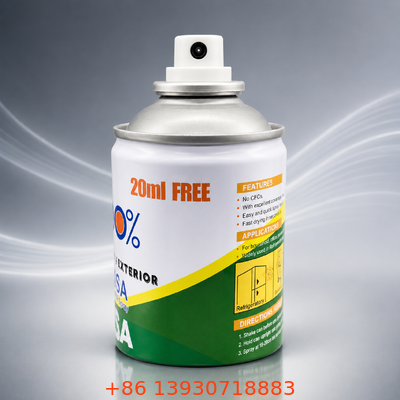วาล์วสเปรย์สีเพศชาย Aerosol แบบเรียบๆ ด้วยการกระจายหมอกละเอียด และการเสร็จสีที่ตรงกับสีที่ทนต่อ UV