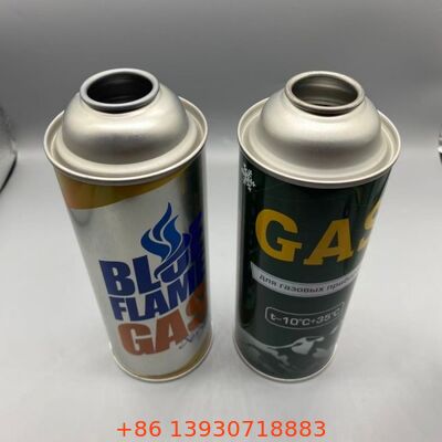 คาเซ็ตก๊าซความดันสูง 18-21 บาร์ Aerosol ข้างว่างกระป๋องกระป๋อง 65mm 57mm