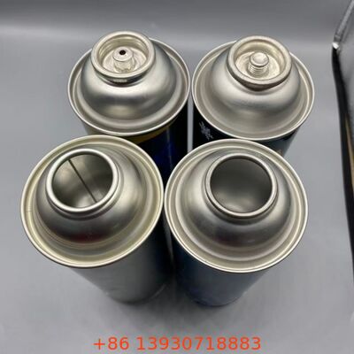 คาเซ็ตก๊าซความดันสูง 18-21 บาร์ Aerosol ข้างว่างกระป๋องกระป๋อง 65mm 57mm
