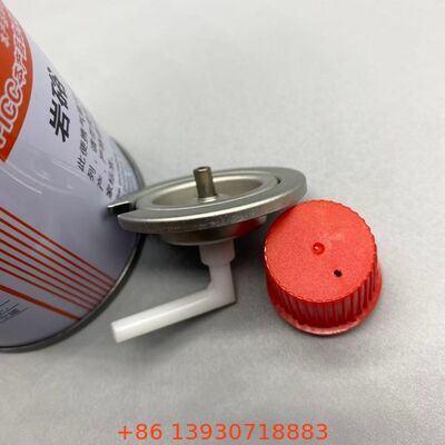 วาล์วแก๊ส Aerosol Butane ขนาด 1 นิ้ว กันการรั่วของกระแสต่อเนื่อง พร้อมฝาปิดสําหรับการเก็บรักษาที่ปลอดภัย