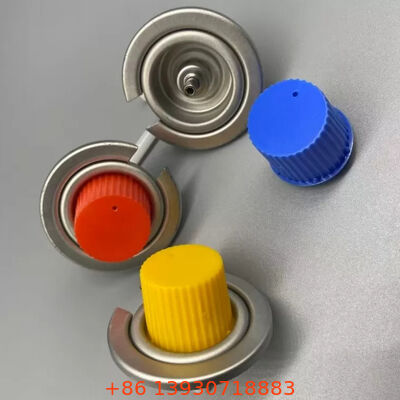 วาล์วแก๊สบิวเทนเคลือบดีบุกกันรั่วขนาด 1 นิ้ว สำหรับเตาพกพาและหัวพ่นไฟ