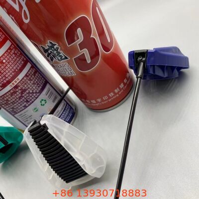เครื่องขับกระตุ้นกระตุ้นแบบพับได้ที่มีประสิทธิภาพสูง พร้อมกลไกล็อคกันการรั่ว, ท่อขยายที่บูรณาการ, และกระสุนฉีดกระสุนที่มีการทํางานสองครั้งสําหรับผลิตภัณฑ์บํารุงสุขภาพระบายอากาศ